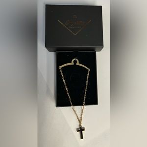 New Competition Inc. Men's Cross Pendant Tie Chain new in box